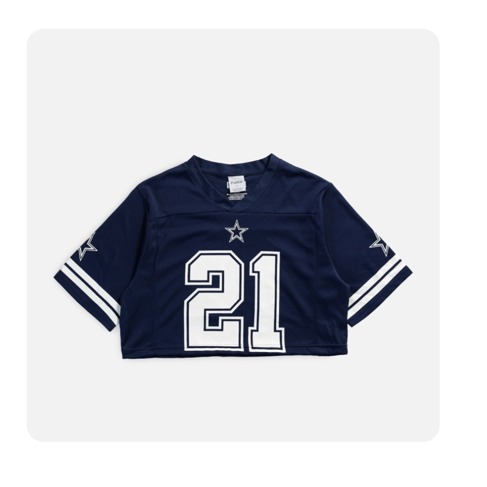 Reworked Cropped Cowboys Jersey